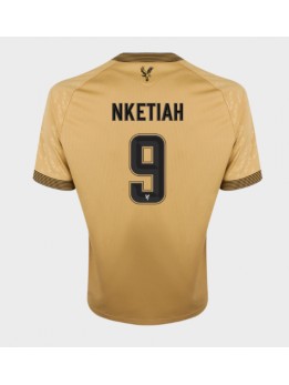 Billige Crystal Palace Eddie Nketiah #9 Bortedrakt 2025-26 Kortermet